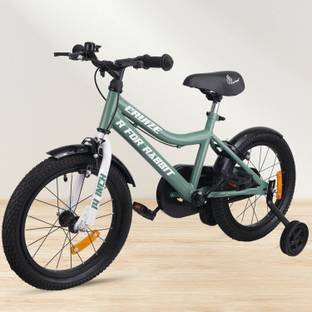 R for Rabbit Cruize Bicycle for Kids 14'' for 3-5 Years | Training Wheels| 90% Assembled 14 T (inch) Road Cycle