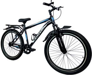 Ralley Gold JAGUAR Series Full Size Bicycle with Carrier, Front Suspension,Dual Power Brakes 26 T (inch) Mountain Cycle