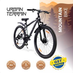 Urban Terrain UT1000S26 Steel 26T MTB Cycles Shimano Geared for Men with Dual Disc Brake 29 T (inch) Road Cycle