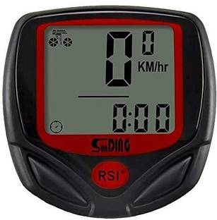 Zoomstore 15 Function Waterproof Bicycle Computer Speedometer Wired Cyclocomputer Wired Cyclocomputer