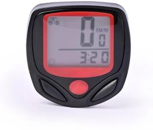 Shopeleven Wired Cyclocomputer with LCD Display – Waterproof Speed & Distance Meter Wired Cyclocomputer