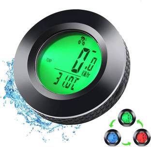 SHIVEXIM Universal Waterproof Bicycle Speedomet LCD Power Meter Wireless Cyclocomputer