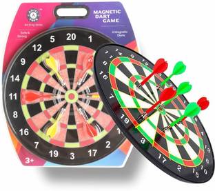 Aditi Toys Magnetic Dartboard with 6 Soft Darts, Suitable for Kids Soft Tip Dart