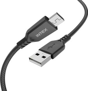 Intex Micro USB Cable 3 A 1 m Durable Nylon Braided Cable Speed 3.0M 1M