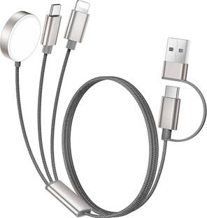 Zorbes 3-in-1 Cable 1.2 m USB C Cable for iPhone 16 Multi Charging Portable 4FT