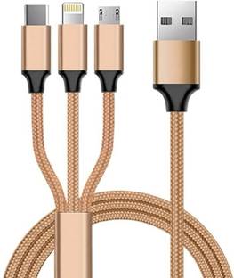 TECHNOFORT POWER 3-in-1 Cable 1 m braided 3 IN 1 CABLE
