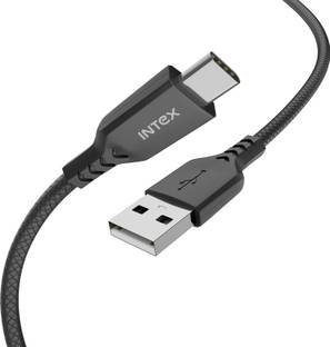 Intex Type C 3 A 1 m Durable Nylon Braided Cable Speed 3.0C 1M