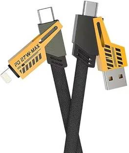 INBAE 4-in-1 Cable 1 m GrunX® 4 In 1 Fast Charging Cable & Data Cable