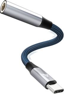 eller santé AUX Cable 0.05 m SonicArc Type C to 3.5 mm Jack Digital Audio DAC 24bit/96KHz Connector Aux Cable,Headphone,Earphone USB C Converter/Adapter