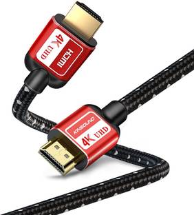 Kinsound Fiber Optical Cable 1 m Optical Audio Toslink Cable, Dolby Fiber Optic Cable with Gold-Plated Connectors