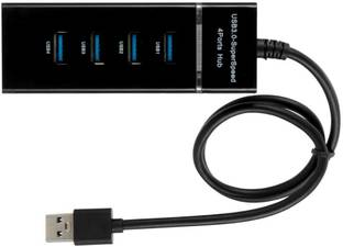 Lynacz HDMI Adapter 0.5 m Original 4 Port USB HUB SuperSpeed 3.0 High-Speed Multiport Slim USB Hub