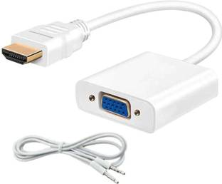 Tobo HDMI Adapter 2 A 0.16 m NA HDMI to VGA Converter Adapter Gold-Plated with Audio Cable TD-167TC
