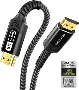 BlueRigger HDMI Cable 1 m Ultra Series 8K HDMI to HDMI Cable with 48Gbps Speed, (3.3 Feet / 1 Meter)