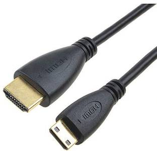 Stela HDMI Cable 1.5 m Mini HDMI to Standard HDMI Cable High Speed HDTV Cord for Digital Camera Television, Personal Computer, Tablet