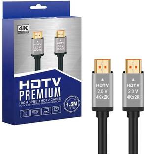 i2cart HDMI Cable 1.5 m HDMI Cable Supports 3D 4K for All HDMI Devices Laptop Computer Gaming Console TV Set Top Box
