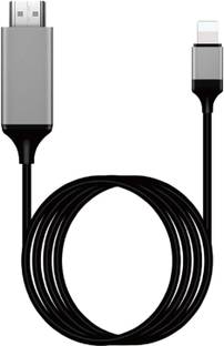 DooBuy Lightning Cable 2 m Lightning to HDMI Adapter for Phone to TV