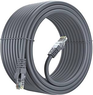 RAREGEAR LAN Cable 95 m LAN Cable with Gold Plated Connectors Supports Upto 1000Mbps Heavy Duty Outdoor Lan Cable Weatherproof/UV Resistant Ethernet Cable (95 Meter)