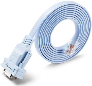 R3 GERMAN LAN Cable 1.82 m polymer DB9 to RJ45 RS232 Console Cable (6FT, DB9) for Cisco/NETGEAR/TP-link Routers