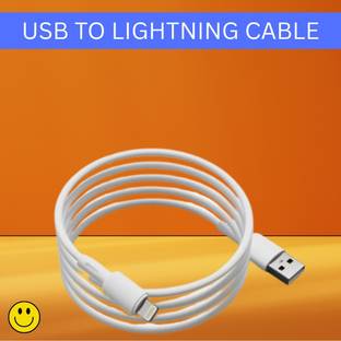 Clairbell Lightning Cable 1 m USB A to Lightning Cable, Charger Cable Compatible for iphone 11/12/13/14proK68