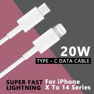 Safa Lightning Cable 3 A 1 m 20W-SuperFast Type-C To Lightning Charging Cable