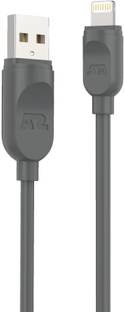 QIBOX Lightning Cable 1 m USB-A to Lightning Fast Charger Cable, Apple iPhone 14 13 12 11 X Xs Pro, Pro Max, Plus, iPad, 1 meter, Black