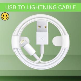 Clairbell Lightning Cable 1 m USB A to Lightning Cable Fast Charger Compatible for iphone 11/12/13/14 proR183