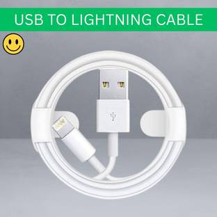 SACRO Lightning Cable 1 m USB A to Lightning Cable Fast Charger Compatible for iphone 11/12/13/14 proQ84