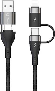 PTron 3-in-1 Cable 6 A 1 m Unbreakable Nylon Braided Pace