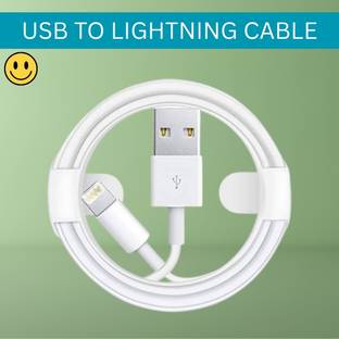 SACRO Lightning Cable 1 m USB A to Lightning Cable Fast Charger Compatible for iphone 11/12/13/14 proQ91