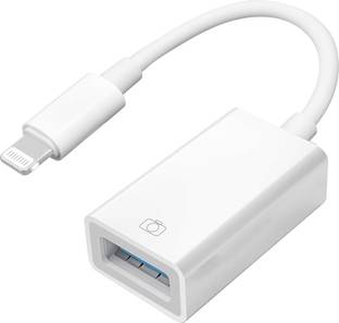 Hespa Lightning Cable 0.5 A 0.1 m Braided Shielding Multiport OTG Cable 8 Pin to USB for iPad Mini, Air, X Max, 11, 8