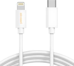 akvaari Lightning Cable 1 m Fast Charging Supported