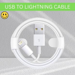 SACRO Lightning Cable 1 m USB A to Lightning Cable Fast Charger Compatible for iphone 11/12/13/14 proQ198