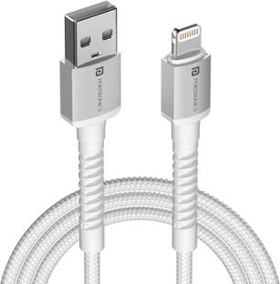 Portronics Lightning Cable 3 A 1 m Konenct X USB to 8 PIN Fast Charging with 1M Length
