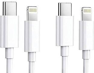 EYNK Lightning Cable 1 m (Pack of 2)Original 20 W PD Fast Charging USB C for X 11 12 13 14 Pro Pro Max