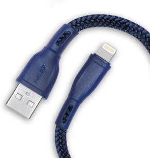 FuelBox Lightning Cable 1.5 m Nylon Tough Tested Braided Lightning to USB Cable with Ultra Flexible & Durable Quick Charge & Sync Lightning Cable Compatible with /iPad/iPad Air/Mini/iPod Nano/Retina/Touch (1.5 Meter, Blue)