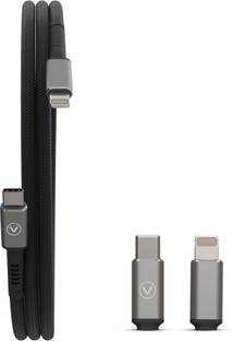 JCBL Accessories Lightning Cable 3 A 1.2 m Nylon Braided USB-C To Lightning Fast Charging 35W/3A Cable