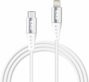 ERD Lightning Cable 1 m UC-116 USB Type-C to Lightning Braided Data Cable, 25W Fast PD Charging, High-Speed Data Transfer, Durable