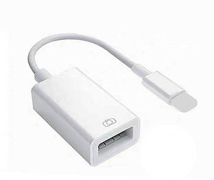 Hespa Lightning Cable 0.5 A 0.1 m Braided Shielding Type-C Female Adapter for 8-Pin Charging, Camera, and Sync