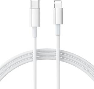 Iqoniqe Lightning Cable 3 A 1 m NA Lightning Cable 3A 1 m 20 W PD Fast Charging USB C to Compatible with iPhone X,11,12,13 (Compatible with Compatible with All iPhones - X, 11, 12, 13, PRO MAX Series, iPad & iPod, White, One Cable)