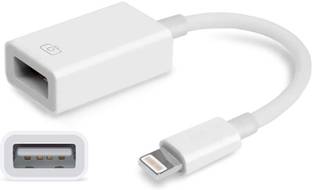 Eewe Lightning Cable 0.5 A 0.1 m Braided Shielding OTG USB 3.0 Adapter for iPad – Supports Mouse, Flash Drive, Card Reader