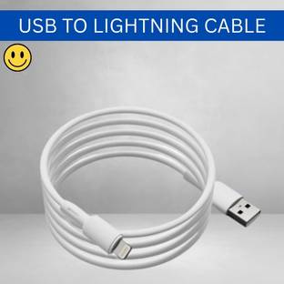 SACRO Lightning Cable 1 m USB A to Lightning Cable Fast Charger Compatible for iphone 11/12/13/14 proQ348