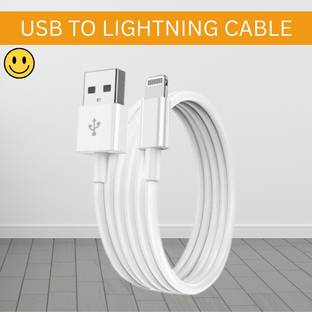 SACRO Lightning Cable 1 m USB A to Lightning Cable Fast Charger Compatible for iphone 11/12/13/14 proQ270