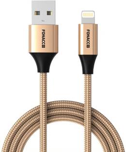 FONACC Lightning Cable 1 m 2.4A USB to Lightning Braid Data Cable