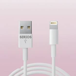 Serios Lightning Cable 1 m USB 3.0 to Lightening Cable || PD 20W Superfast Charging Cable || For iphones, ipads and more
