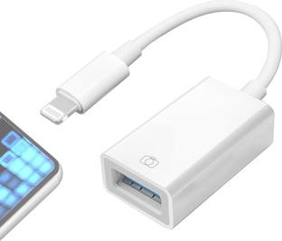 Hespa Lightning Cable 0.5 A 0.1 m Braided Shielding USB Adapter OTG 8 Pin for Mouse, Flash Drive, Keyboard, iPad Series