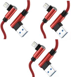 FKU Lightning Cable 1.2 m SET OF 3 USB Cable For iPhone 13 12 11 Pro Max X XR 5 6 7 8 Plus SE iPad mini Cell Phone Long Cord Data Charger Fast Charge Wire