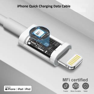 MBrix Lightning Cable 1 m , High Speed Quick Charging iPhone Lightning Port Data Cable, All iPhone Model Supported
