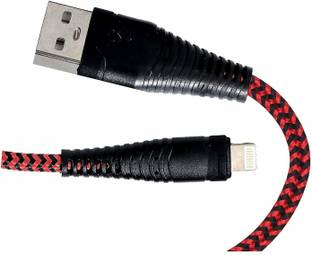 BOLT Lightning Cable 1 m Nylon Braided USB Lightning Cable Data Sync & Fast Charging Cable