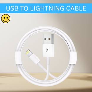 SACRO Lightning Cable 1 m USB A to Lightning Cable Fast Charger Compatible for iphone 11/12/13/14 proQ394
