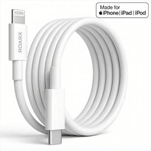 RoarX Lightning Cable 6 A 1 m Original quality Type-C to Lightning Cable Apple Certified (Mfi) Sync & Charge Cable